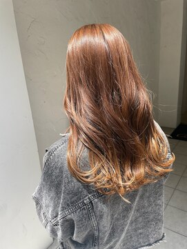 リアンドコー(Re&co) *yoshiya*ブリーチ無しダブルカラー*ミルクティー*韓国ヘア