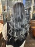 【オトナのハイトーン☆】バレイヤージュ＋トリートメント￥16500