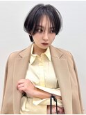 大人かわいい前髪長めショート