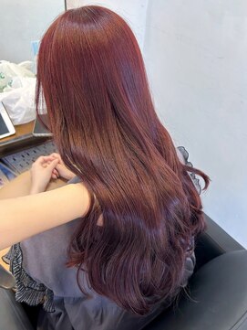 シエルバイアフロート(ciel by afloat) 〇チェリーレッド ブリーチなし ワインレッド ピンクラベンダー