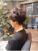 パーマ風ベリーショート