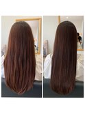 サラサラロングでお手入れ簡単に◎