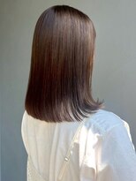 ナカオコアフュール(NAKAO COIFFURE)&nbsp;オリーブベージュ ミディアムヘア グレージュ 髪質改善