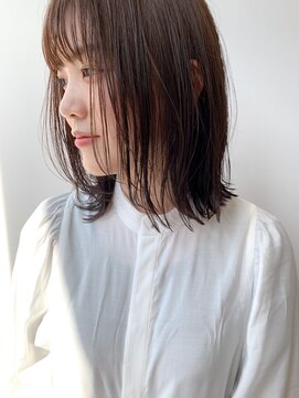 アフロート ギンザ(AFLOAT GINZA) 銀座ミディアムボブ割れない前髪顔周りカット32