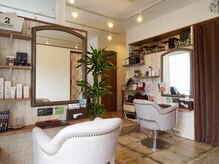 ドゥーアンジヘアー(dou-Ange hair)の雰囲気（３席のみの少人数サロンです♪）
