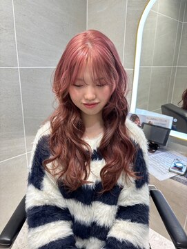 アンジェリカラボ 梅田店(ANGELICA LABO) 暖色オレンジカラー