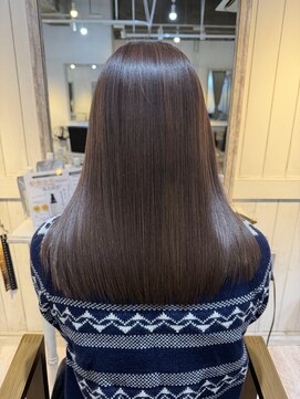 髪質改善/京橋/アッシュグレージュ/ダメージケア