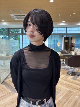 ファースト 仙台店(first) 顔周りレイヤー×ショート