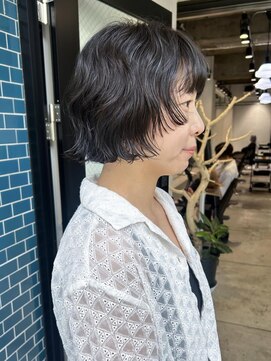 ダンボ(DUMBO) 【sayaca】ボブパーマ小顔ヘア顔周りボブウルフ