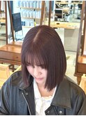◎ブリーチなしWカラーでつくるラベンダーピンク◎