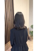 ヘアーナチュレ ラ フルール(HAIR NATURE La Fleur)&nbsp;☆暗髪グレージュ×韓国風ワンホンミディ/くびれヘア/20代30代☆