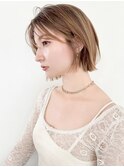 ☆切りっぱなしボブ 韓国風ミディアムレイヤー☆イメチェン