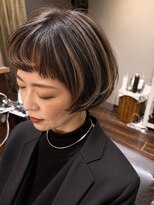 カプロハナレ(Capullo.Hanare)&nbsp;大人女子でもおしゃれがしたい！ハイライト×マニッシュボブ
