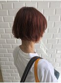 [横浜駅/ショートボブ/ショートカット/顔周りレイヤー］