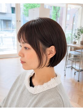 ハク アトリエ(HaKU atelier) まとまるミニボブショートボブ抜け感上品大人ショート