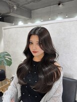 ミヨン 京都烏丸店(miyon)&nbsp;【miyon】韓国レイヤーカット×暗髪カラー×髪質改善