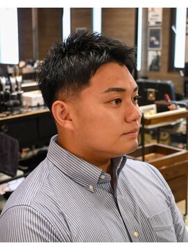 ワンワンオー バーバーショップ 博多店(@110 BARBER SHOP) ツーブロックショートカルマヘアスリックバックジェットフェード