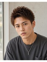 MEN's Baguz MEN'Sカット/ MEN'Sパーマ/ MEN'Sカラー メンズ無造作ショート束感スパイラルパーマ