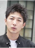 仙台スパイキーショートパーマアクティブショートピンパーマ30代