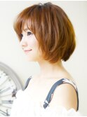 【ヘアジュレドゥ 花井】 エアリー☆ラウンドボブショート