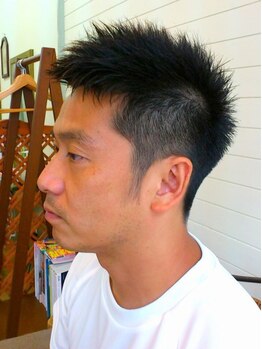 ヘアー マサ(hair MASA)の写真/【浜松駅徒歩9分／少人数空間】ビジネスマンは清潔感が命！実用性重視のスタイルでセットも楽々◎