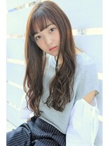ヘアーアンドメイク シーク 吉祥寺(HAIR&MAKE SeeK)&nbsp;グレージュ×ロングカール