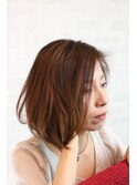 「 NUDE COLOR 」３０代・４０代にとろみワンカールボブ