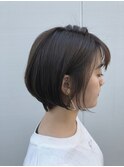 柔らか透明感ショートボブスタイル【Ruufus恵比寿渋谷】314af