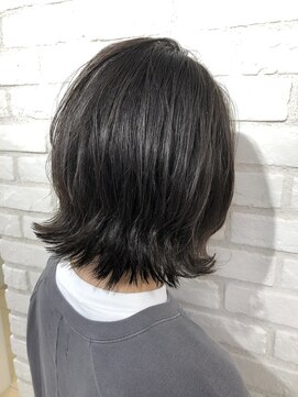 アッシュ 稲田堤店(Ash) 切りっぱなし風ボブ
