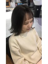 パルタジェ(partager) 毛先のゆるっとしたハネのヘルシーロブ