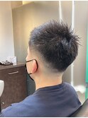 ショートフェード/束感/春ヘア