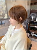 可愛い丸みショート