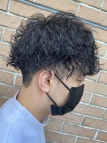 クオル 立川(QOL)&nbsp;ツイストスパイラルパーマ波巻きスパイラル刈り上げマッシュ