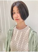 【CASANE下北沢】ショートボブ×ブルーグレージュ
