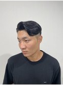 束感刈り上げビジネス七三ツーブロックアップバング1126