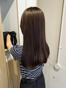 ローレンプラス(LOREN+) 透明感髪質改善ベージュダブルカラーミルクティーグレージュ