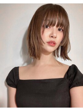 チル(chill) 顔まわりレイヤーとグレージュ【仙台】【グレージュ】