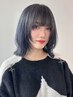 【実習/就活に黒染めではない】暗髪カラー+うる艶トリートメント
