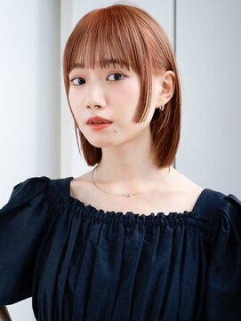 エインアンリー 表参道(AIN.ANLY.) ◯ぱっつん前髪薄めバング長めバング切りっぱなしボブミニボブ
