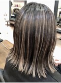 八尾/ハイライト/髪質改善/酸性ストレート/バレイヤージュ
