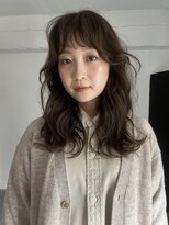 ローブ アオヤマ(LOAVE AOYAMA)&nbsp;ブリーチなし透明感カラー/オリーブベージュカラー/表参道