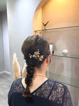 カラークチュール(Color Couture) デザインカラー/レイヤーカット/オリーブベージュ/ウエットヘア