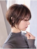 前下がりショート/顔まわりレイヤー/丸みショート/ハイライト