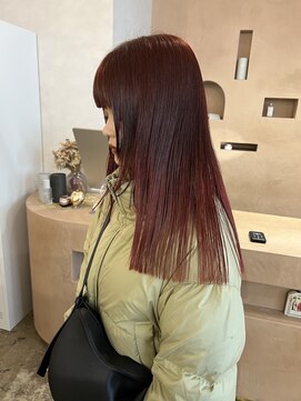 ユッカ 梅田(YUCCA) 【 YUCCA 】大人可愛い/オレンジカラー/暖色カラー