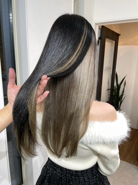 ビビバイベル(BiVi by BHEL) インナーカラーイヤリングカラーハイライトローライトブリーチ