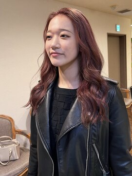 トローノ 栄(TRONO) ピンクブラウンカラー