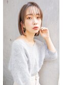 ＃ホワイトグレージュミニウルフチェリーブラウン