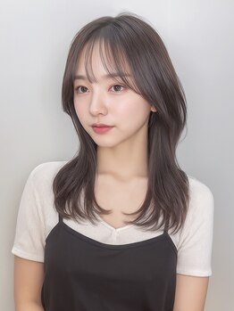 リレーション(Relation)の写真/トレンドのレイヤーカットで小顔魅せ♪計算されたカット技術で、周りと差がつくスタイルへと導きます…＊