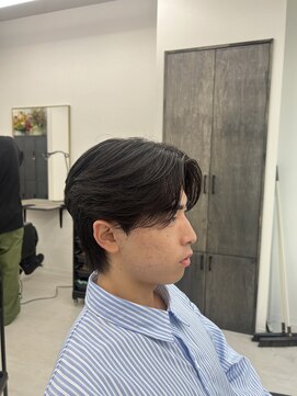 ステージ(STAGE) ニュアンスパーマ　センターパート　ダウンパーマ