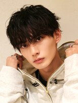 ミンクス ギンザ セントラル(MINX ginza central)&nbsp;縦落ちスパイラルパーマクロスバング